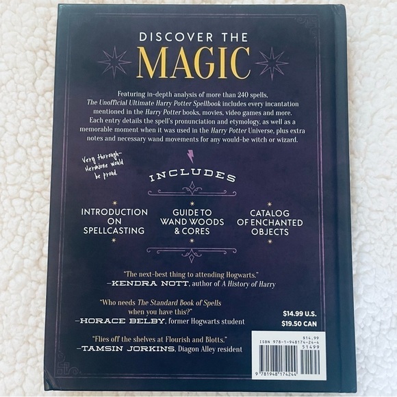 The Unofficial Ultimate Harry Potter Spell Book – Hardcover - Picture 9 of 9